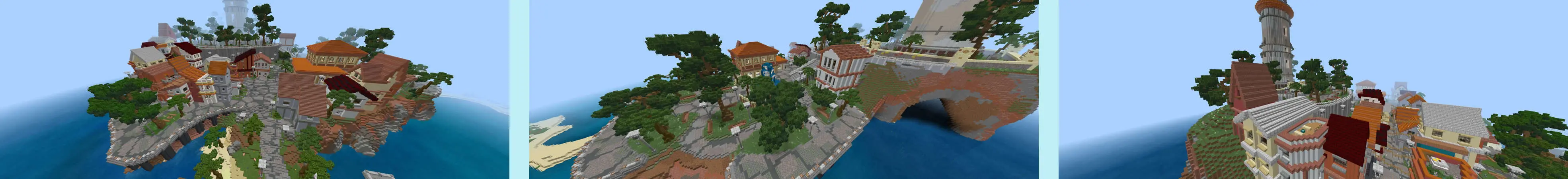 Средиземноморский город panorama