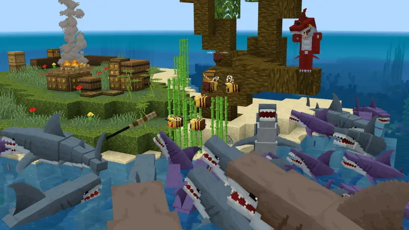 Скриншот Нападение акул — экстремальное выживание №3