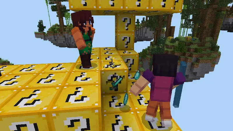 Скриншот Блок удачи в Skyblock №1