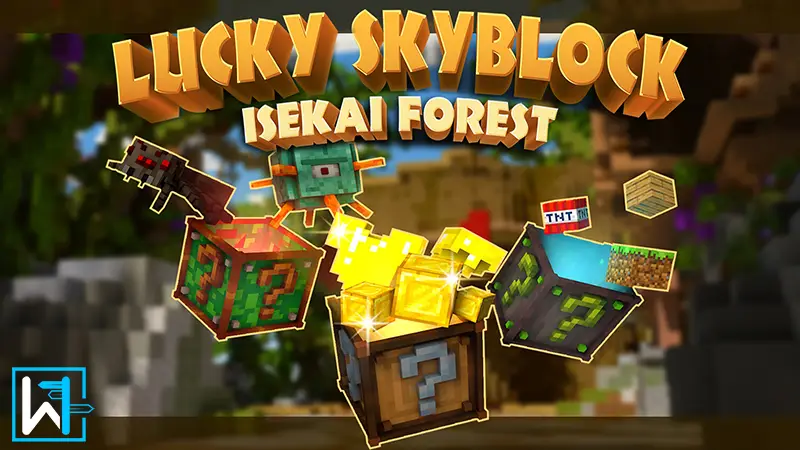 Skyblock удачи: лес из другого мира