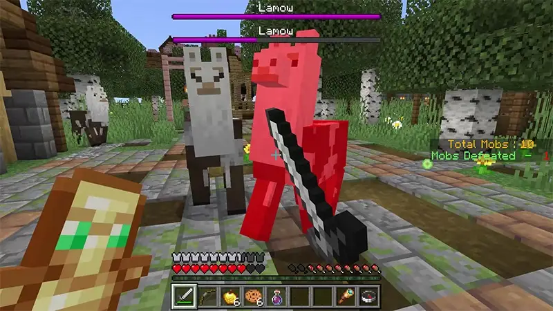 Скриншот Селяне против слияния мобов №4