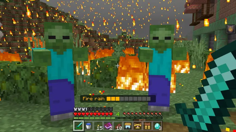 Скриншот Огненный дождь! №4