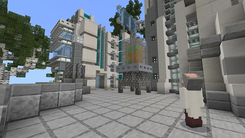 Скриншот Skyblock: батуты №2