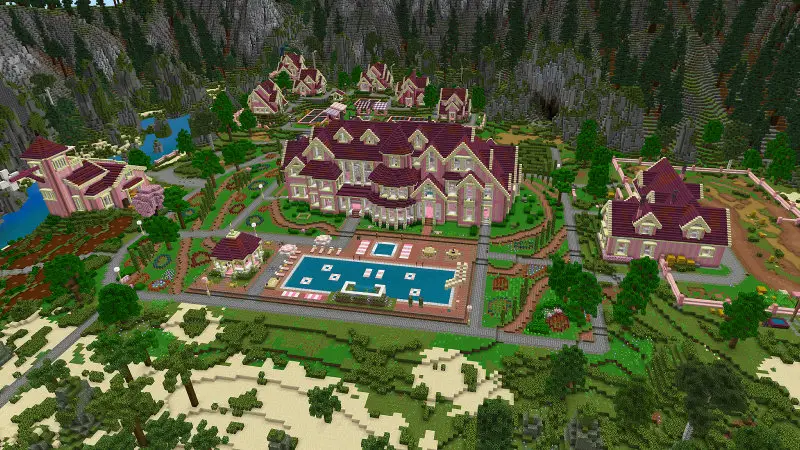 Скриншот Розовый особняк Роскошь №1