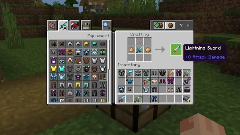 Скриншот Дополнение «Оружие + броня» №4