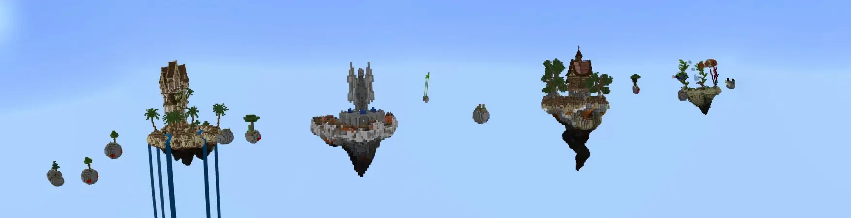 Сборщики Skyblock panorama