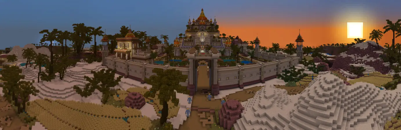 Песчаная крепость panorama