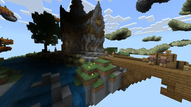 Скриншот Огромная карта Skyblock №4