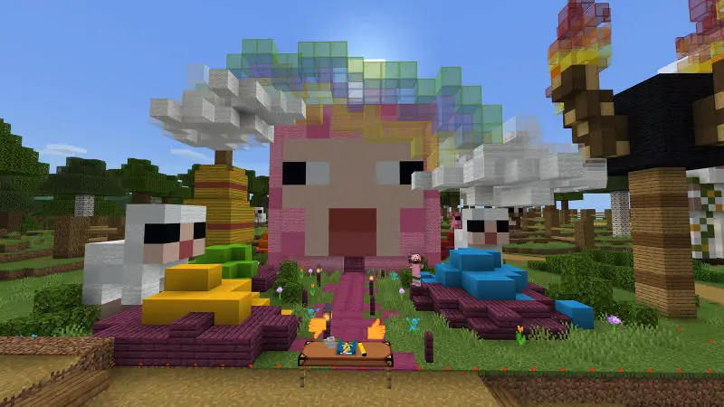 Скриншот Создание домов в виде мобов №3