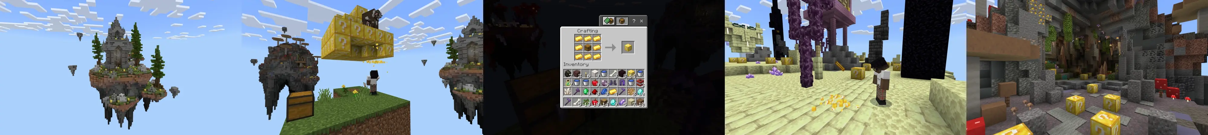 Skyblock удачи panorama