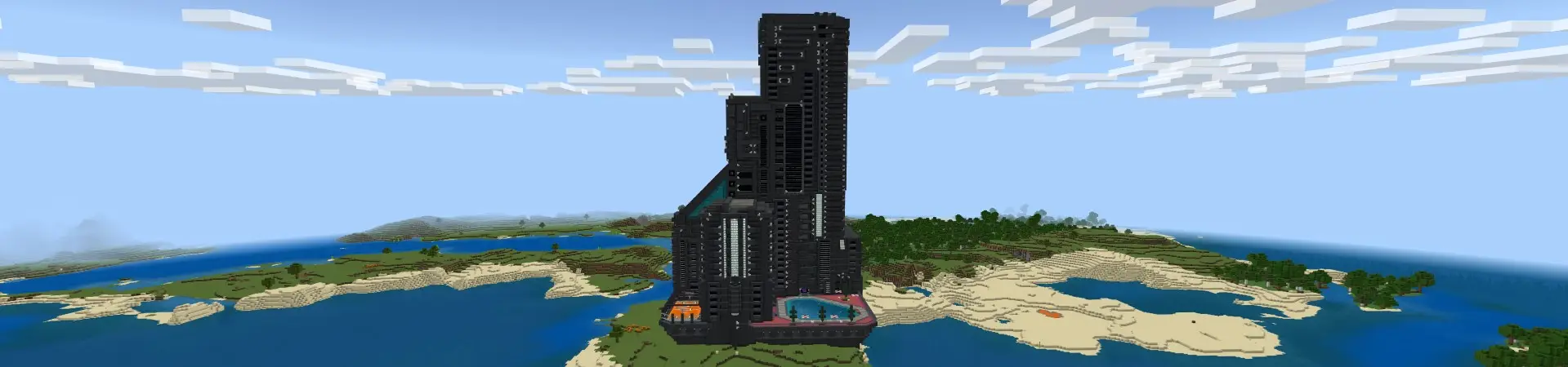 Гигантский киберособняк panorama