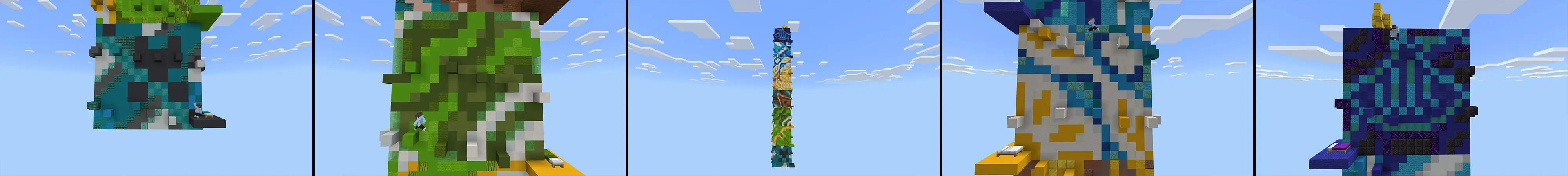 Паркур по терракотовой башне panorama