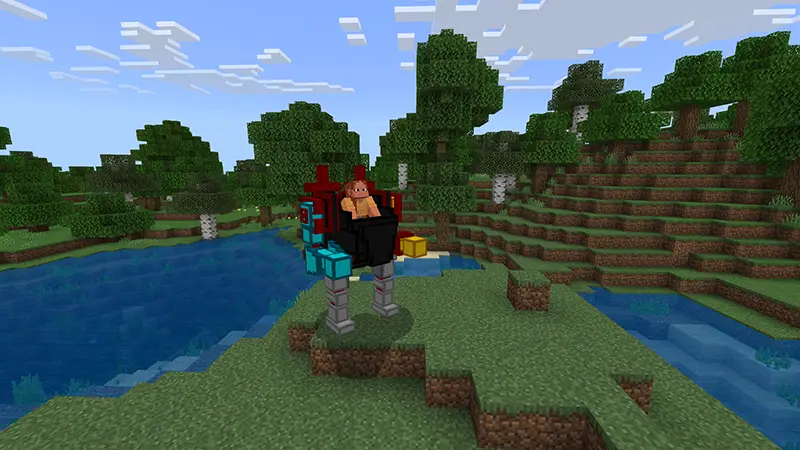 Скриншот Дополнение Blocky Mechs №1