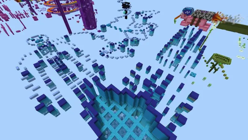 Скриншот Радужный паркур №3