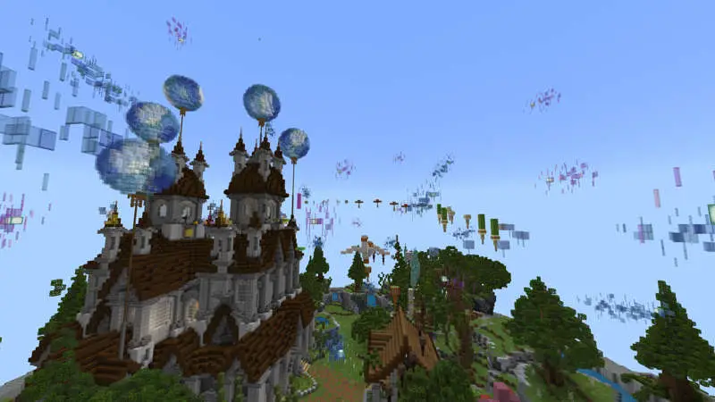 Скриншот Небесный замок: паркур №4