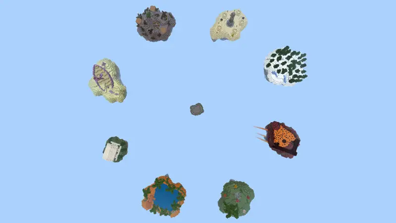 Скриншот Skyblock: новички против профи №3