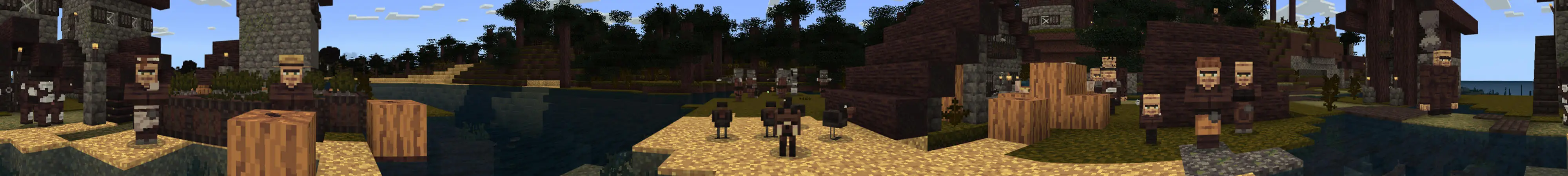 Забытые развалины panorama