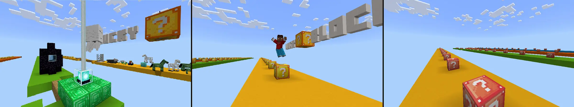 Гонка блоков удачи panorama