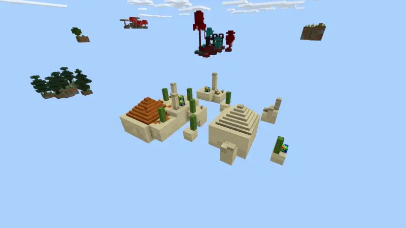 Скриншот Skyblock: радужные блоки удачи №3