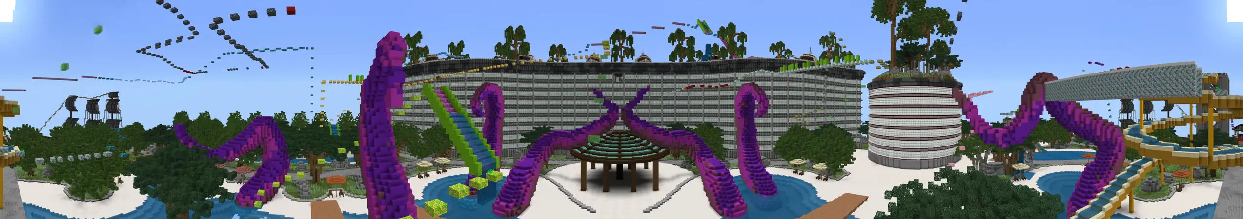 Роскошный остров паркура panorama