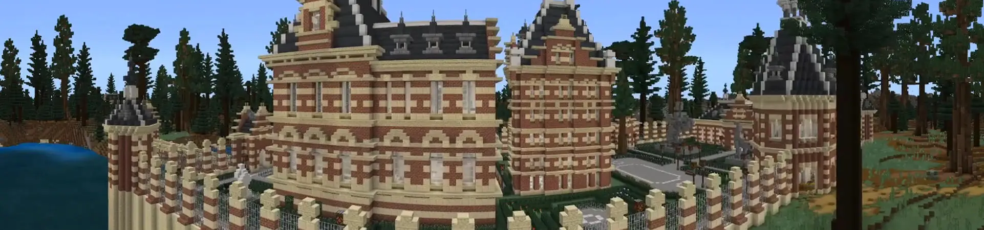 Замок лесной страны panorama