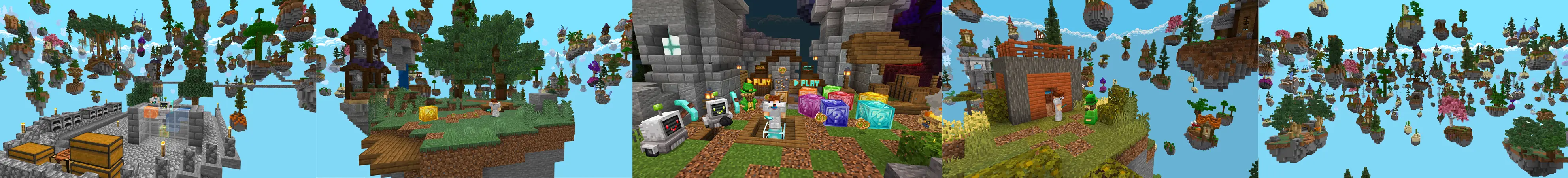 Огромный Skyblock на удачу panorama