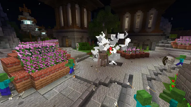 Скриншот Мобы с шарами огня №1