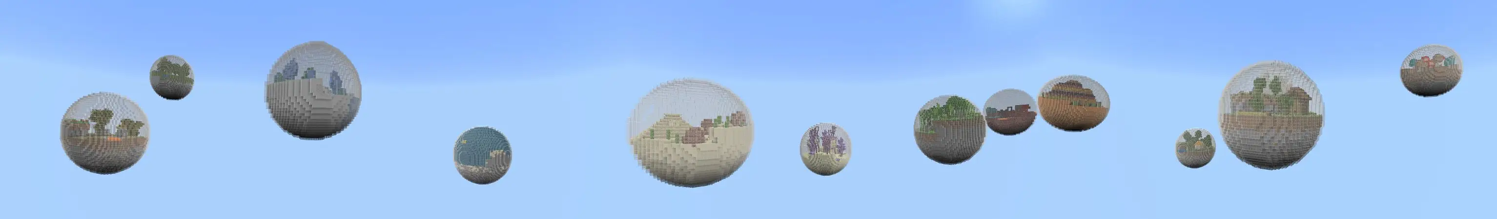 Skyblock: пузыри panorama