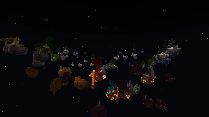 Скриншот Приключения в Skyblock №4