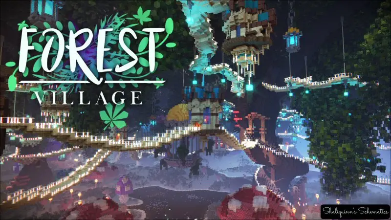 Деревня в лесу