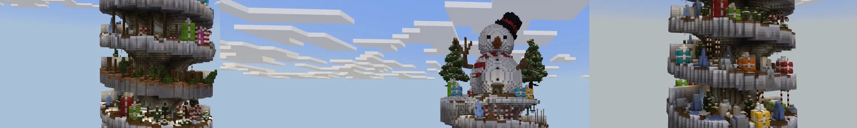 Рождественский паркур panorama