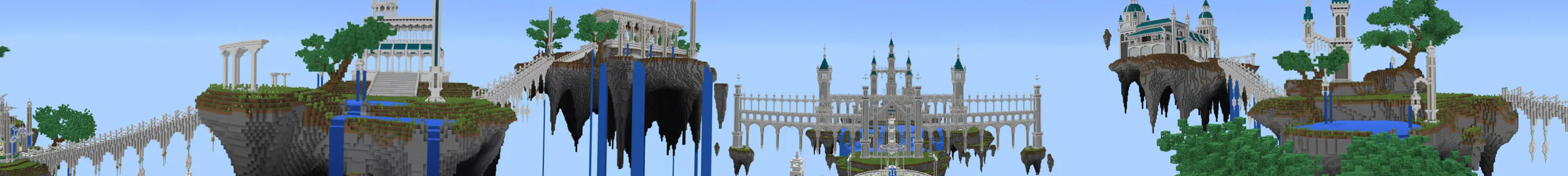 Волшебные небесные острова panorama