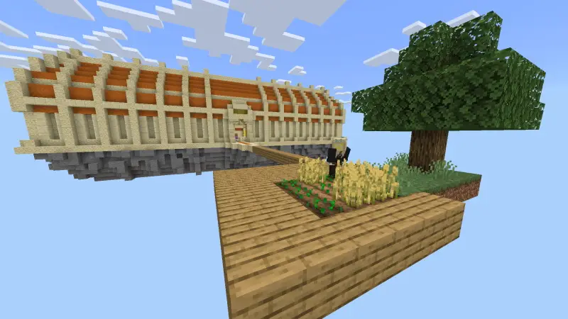 Скриншот Skyblock: блоки удачи и аркадная игра №2