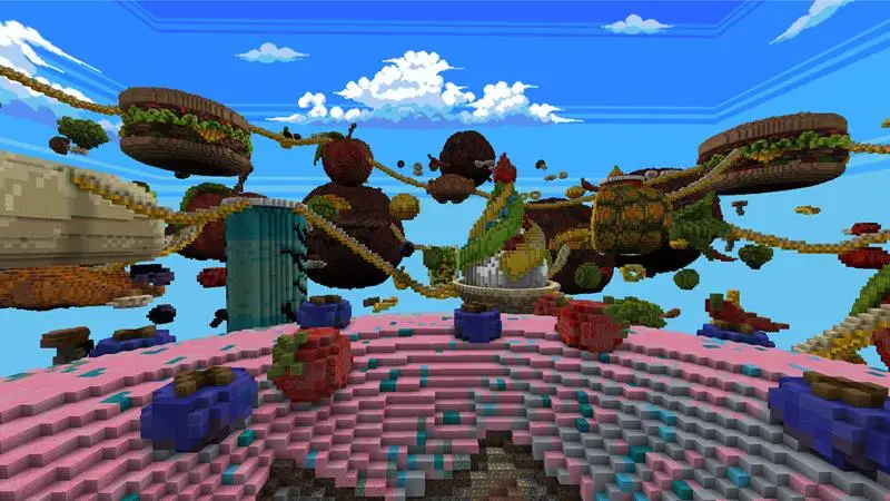 Скриншот Еда в Skyblock №1