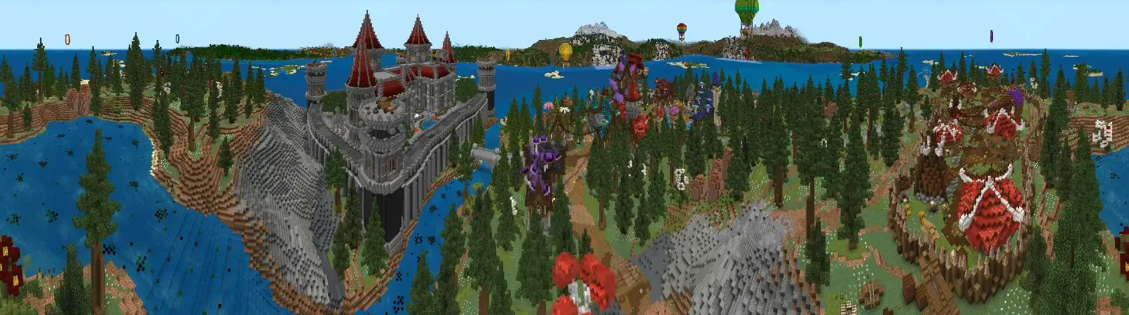 Средневековый особняк panorama