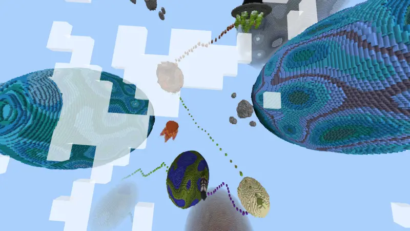 Скриншот Космический паркур №4