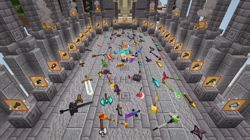Скриншот Оружие Skyblock №1