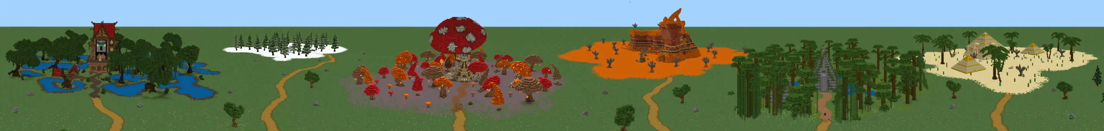 Бесконечный плоский мир panorama