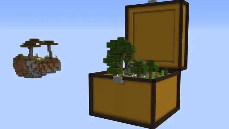 Скриншот Skyblock: сундуки №4