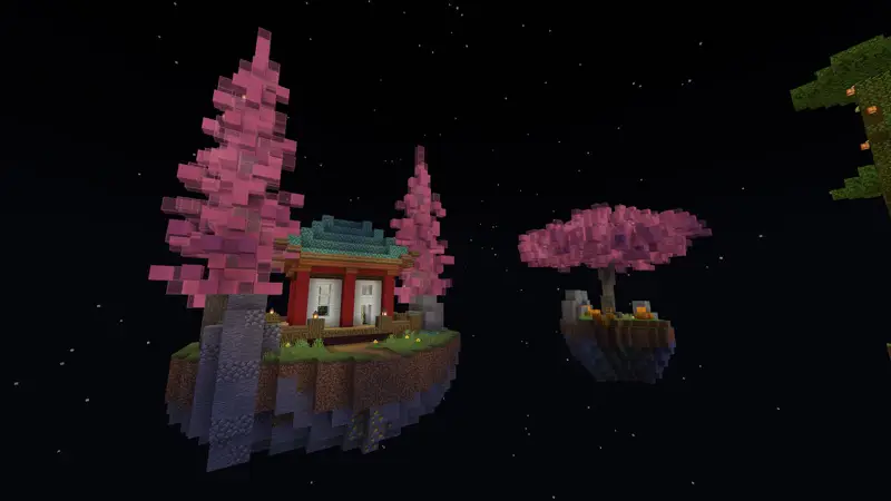 Скриншот Skyblock: сакура №1