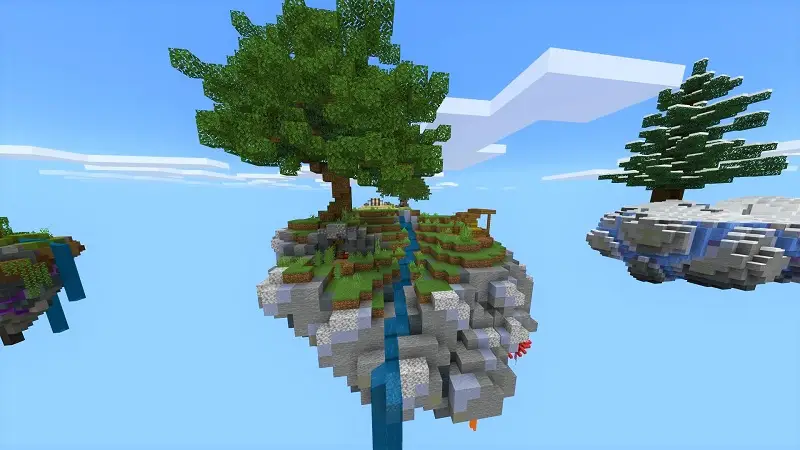 Скриншот Реалистичная игра Skyblock №1