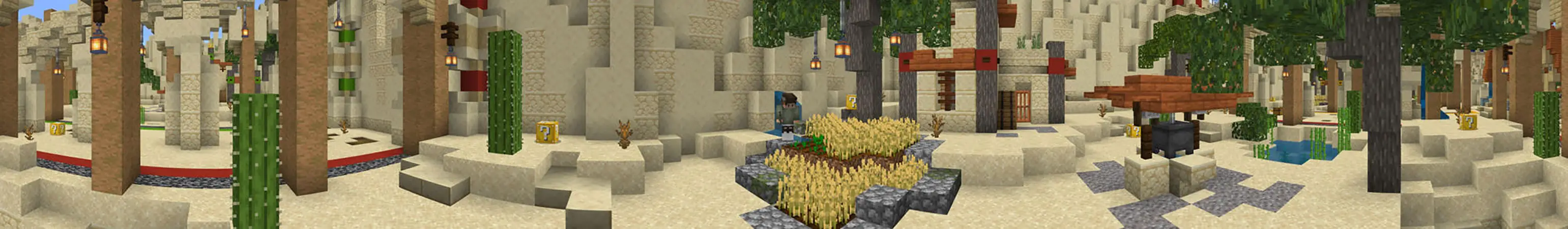 Стены и блоки удачи panorama