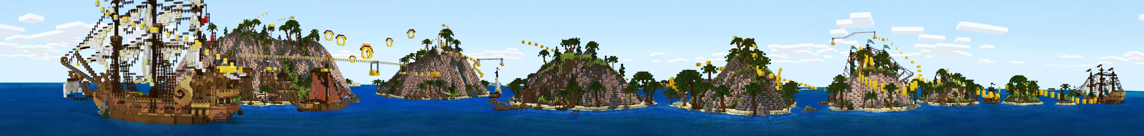 Пиратский паркур panorama