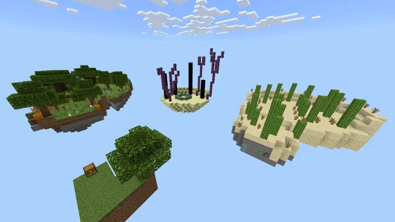 Скриншот Skyblock: классическая игра №2