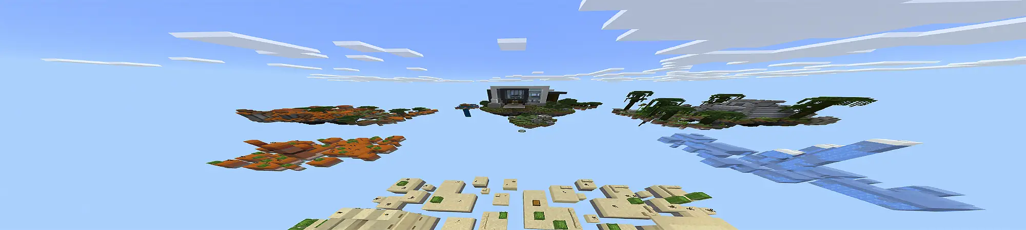 Миллионеры в Skyblock panorama