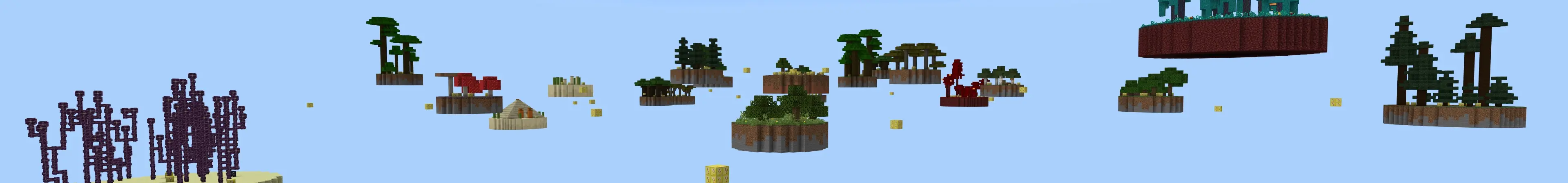 Классический Skyblock на удачу panorama