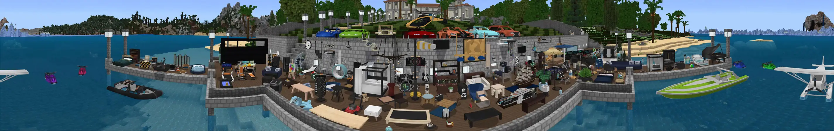 Роскошная мебель: величественная вилла panorama