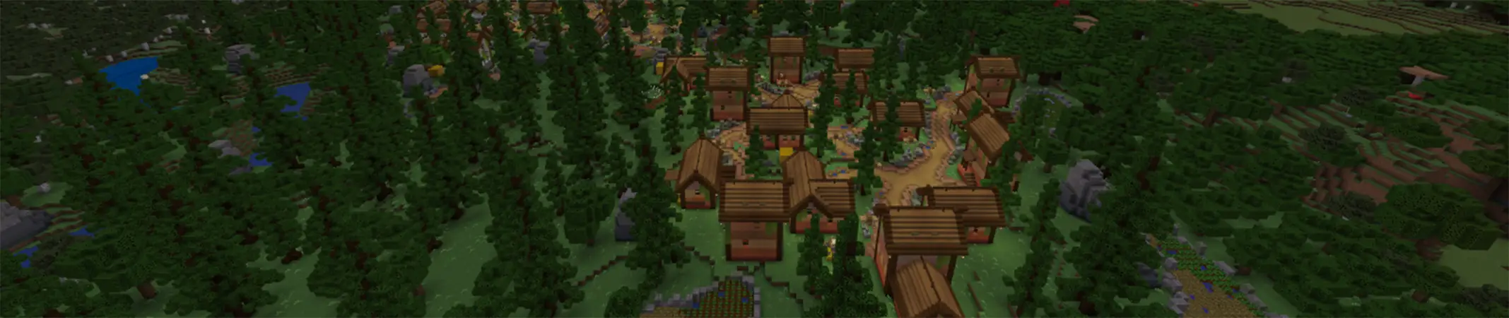 Мрачная деревня panorama