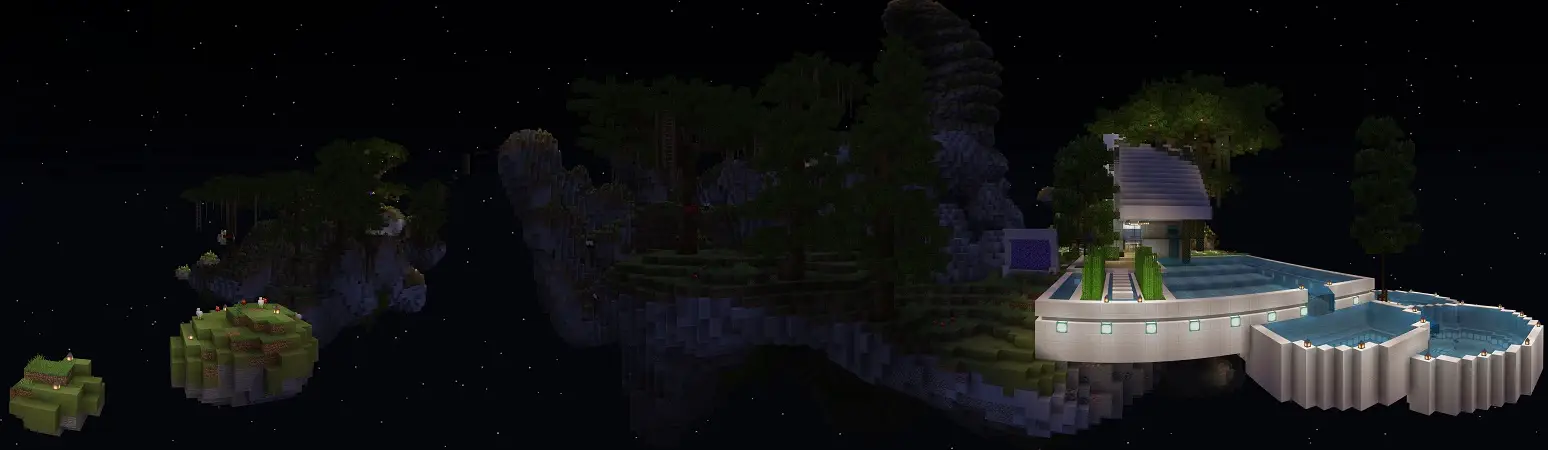Штаб-квартира Skyblock panorama