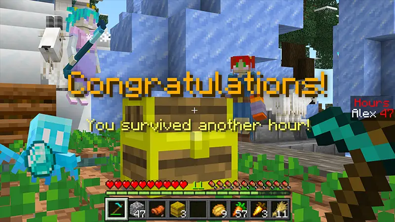 Скриншот 100 часов Skyblock №4